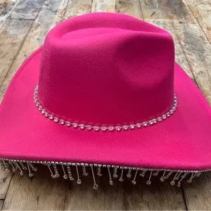 Accessories | Barbie Extra Bling Hot Pink Rhinestone Cowboy 